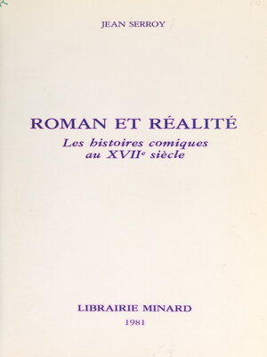 cover image of Roman et réalité